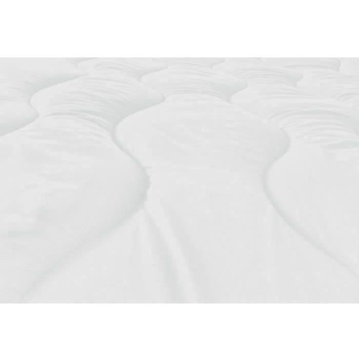 Edredón bicolor ABEIL - 140 x 200 cm - Blanco y gris 3 Edredón bicolor ABEIL - 140 x 200 cm - Blanco y gris 3