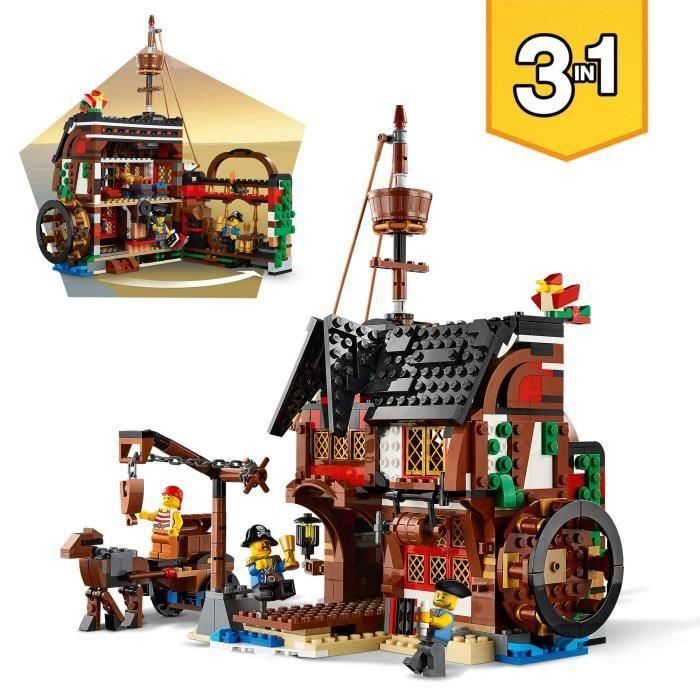 Juego de construccion galeon taberna pirata lego creator 2