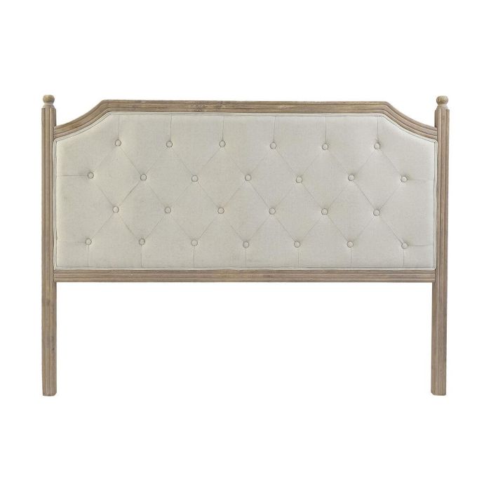 Cabecero de Cama DKD Home Decor 160 x 6 x 120 cm Natural Beige Madera de caucho Cabecero de Cama DKD Home Decor 160 x 6 x 120 cm Natural Beige Madera de caucho