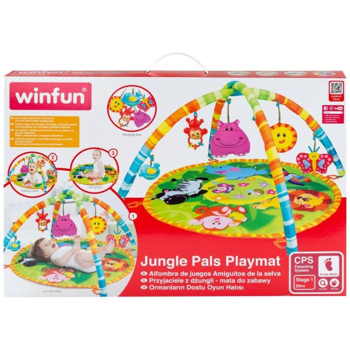 Alfombra de juego Winfun Jungla Tela (4 Unidades) 1