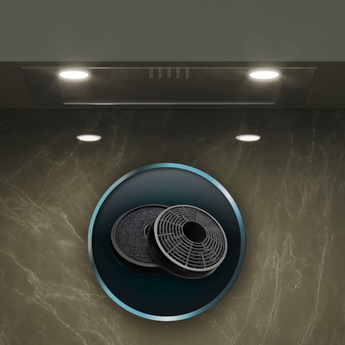 Campana Convencional Cecotec Bolero Flux IM 523500 Inox B 350 m3/h 8