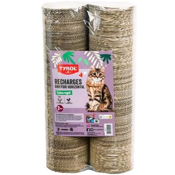 Recambios para rascadores - TYROL - Horizontal Allure x2 1 Recambios para rascadores - TYROL - Horizontal Allure x2 1