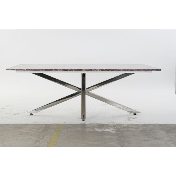 Mesa Centro Moderno DKD Home Decor Plateado 80 x 45 x 130 cm 6 Mesa Centro Moderno DKD Home Decor Plateado 80 x 45 x 130 cm 6