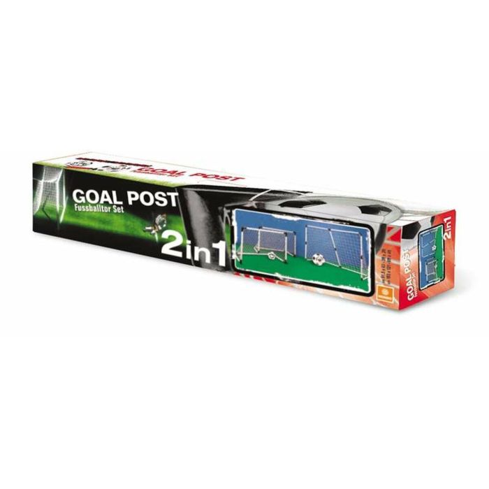 Mondo Jaula de portería de fútbol FIFA World Cup 2018 Grande Modular 2 en 1 con 2 Mini Goles y Balón PVC 2