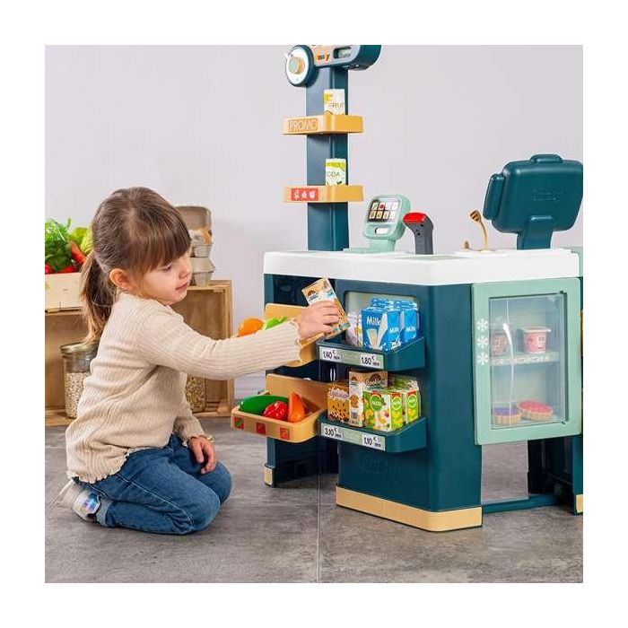 Supermercado maximarket con carrito, caja registradora y 50 accesorios. 89,60x80x59,60 cm 6 Supermercado maximarket con carrito, caja registradora y 50 accesorios. 89,60x80x59,60 cm 6