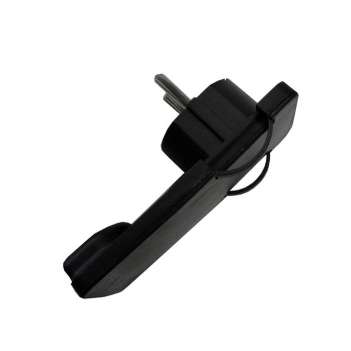Edm Clavija 2p+t schuko extraplana 10/16A 250V salida lateral retractilada negra 0 Edm Clavija 2p+t schuko extraplana 10/16A 250V salida lateral retractilada negra 0