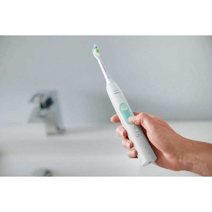 Philips Sonicare ProtectiveClean 5100 Cepillo dental eléctrico sónico HX6851/34 para Adultos, 62000 Movimientos/minuto, 3 Modos, Color Menta/Blanco 3