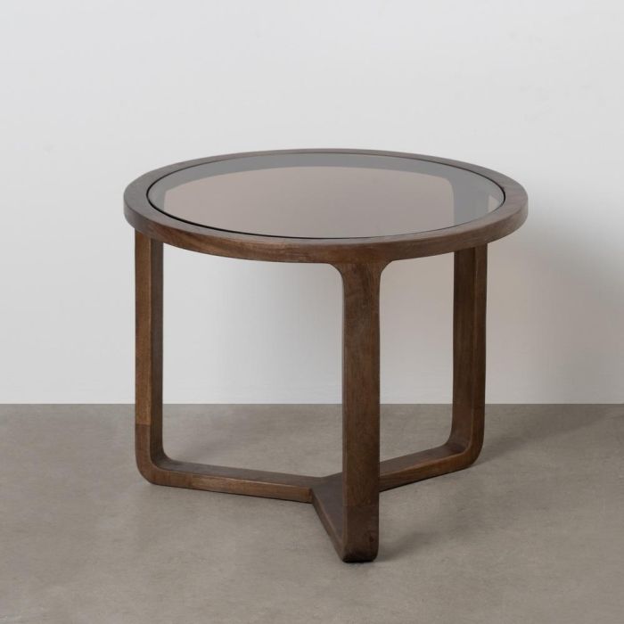 Mesa Centro Madera de Mango Salón 60 X 60 X 48 cm