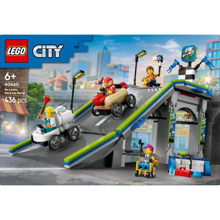 LEGO 60460 City Zero Limits: Race Car Ramp - Juego de Construcción para Niños +6 Años 11