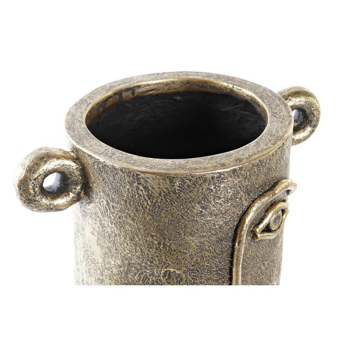 DKD Home Decor Jarrón Moderno Dorado Magnesia Cara 19.5 x 36 x 29 cm 2