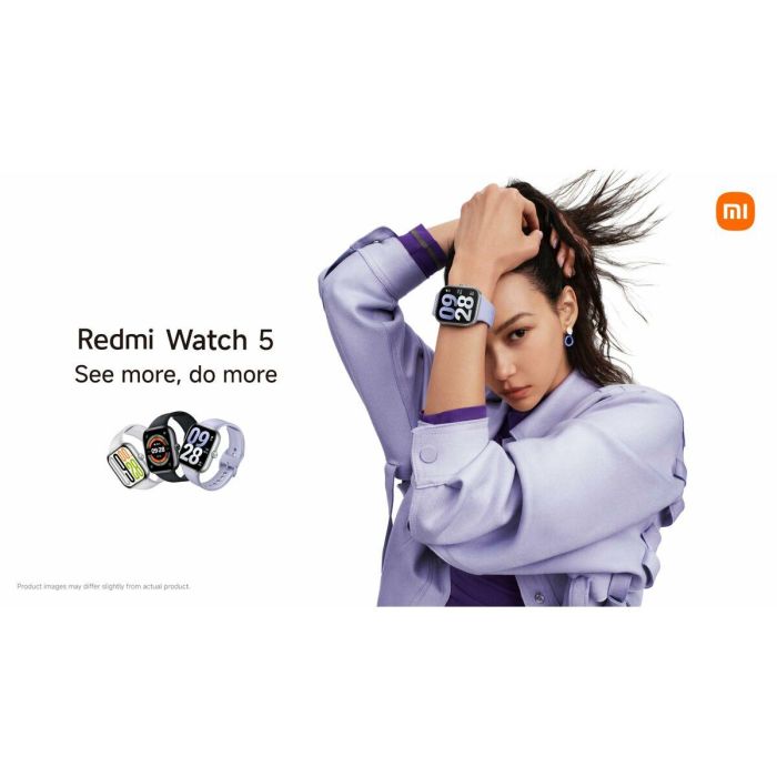 Xiaomi Redmi BHR9388GL Smartwatch Redmi Watch 5 Pantalla AMOLED 2.07" GPS Monitor Frecuencia Cardíaca Oxígeno Sangre Llamadas Bluetooth 24 Días 5 ATM Violeta Lavanda 7 Xiaomi Redmi BHR9388GL Smartwatch Redmi Watch 5 Pantalla AMOLED 2.07" GPS Monitor Frecuencia Cardíaca Oxígeno Sangre Llamadas Bluetooth 24 Días 5 ATM Violeta Lavanda 7