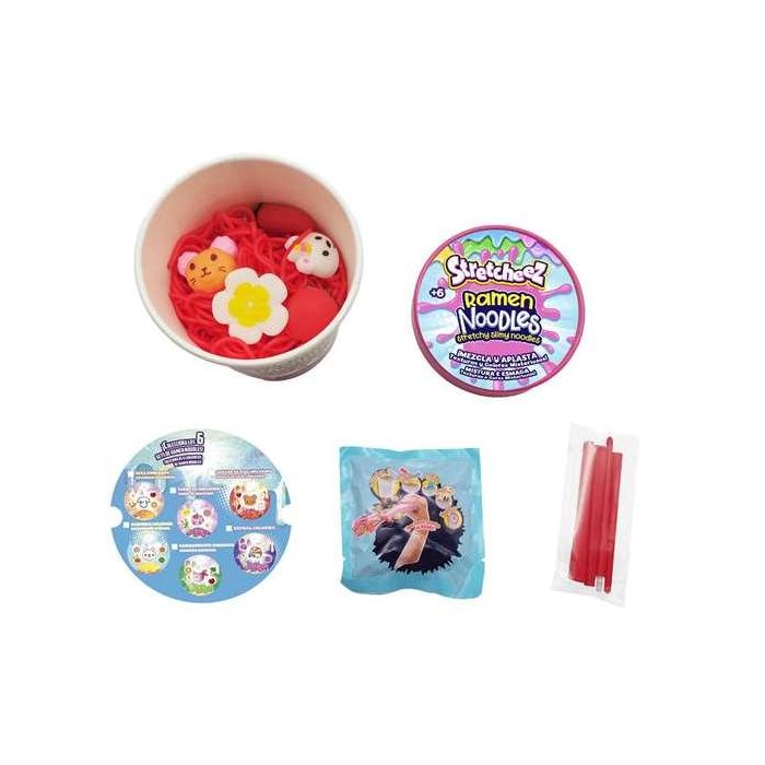 Juego ramen noodles, mezcla el polvo con agua y se transforma en slime de colores - modelos surtidos 6 Juego ramen noodles, mezcla el polvo con agua y se transforma en slime de colores - modelos surtidos 6