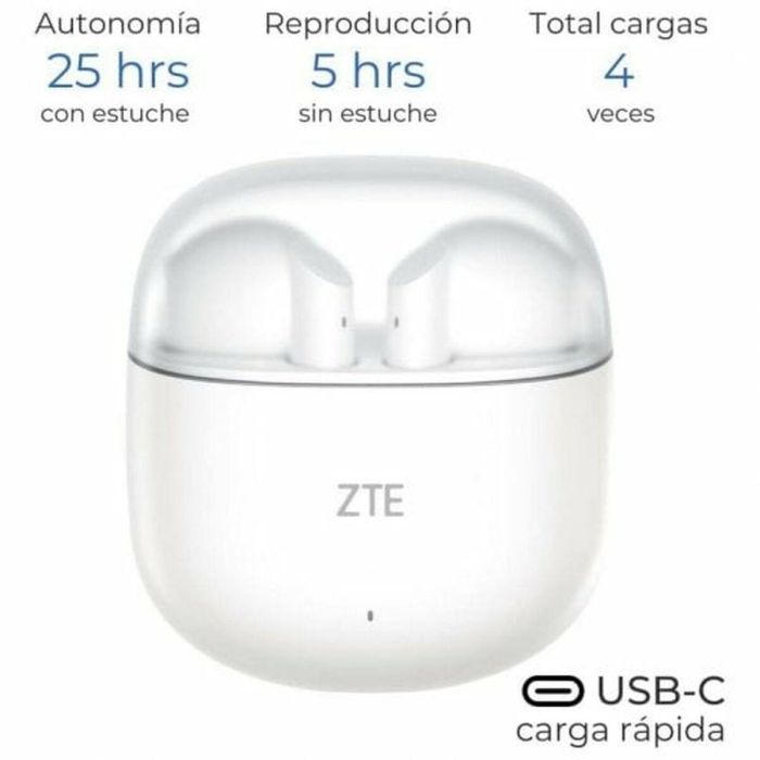 Auriculares Inalámbricos ZTE Blanco 4