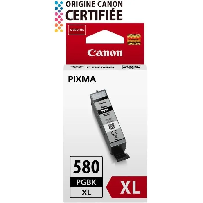 CANON Cartuchos PG580XL PGBK pigment negro 18,5ml (PGI-580XL) envase carton 1