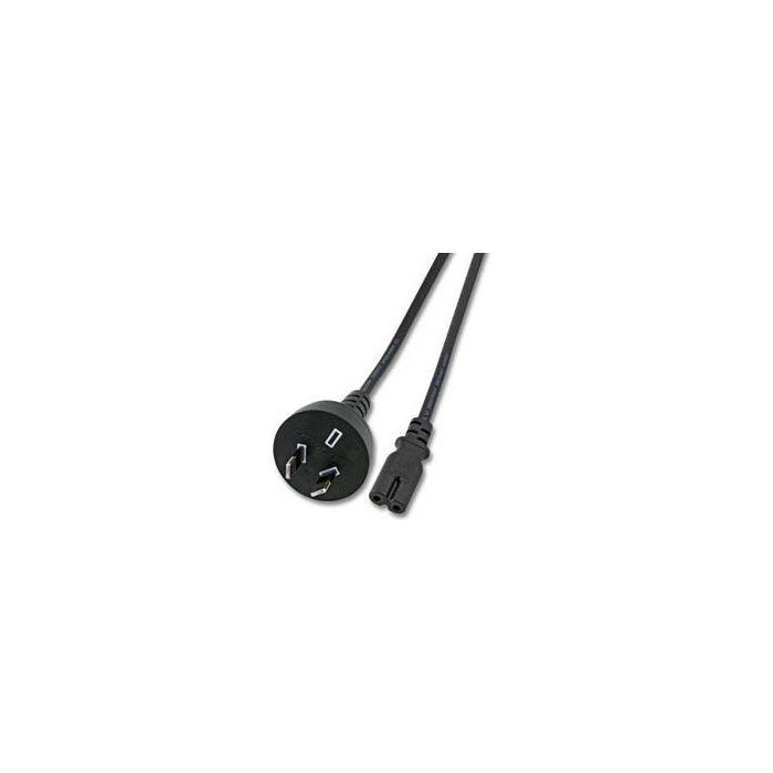 MicroConnect PE030718AUSTRALIA Cable de Alimentación de Australia a C7 1.8m, Negro para Dispositivos Electrónicos