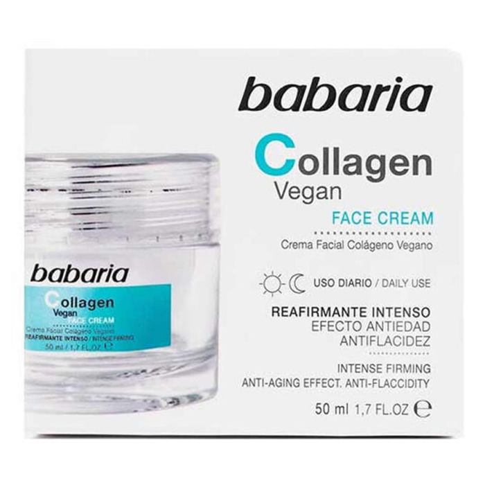 Babaria Crema Facial Colágeno Anti-Edad Vegana
