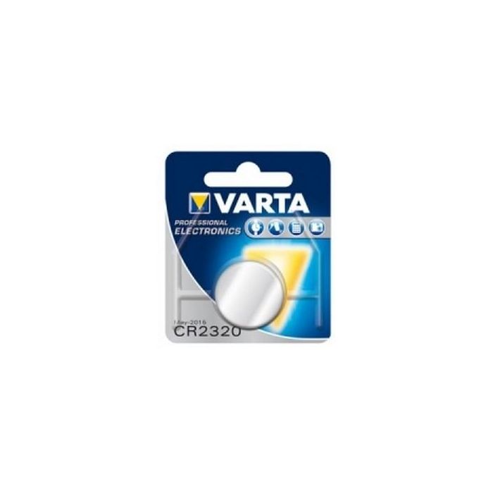 Varta 6320101401 Pila de Botón Litio CR2320 135mAh Profesional para Llaves de Coche, Calculadoras y Cámaras