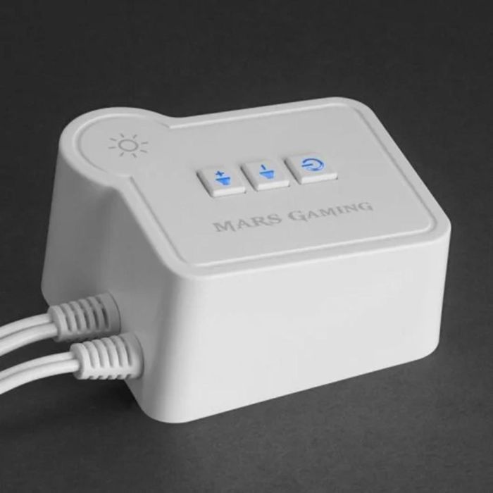 Mars Gaming Altavoces MSRGBW 15W 2.0 Bluetooth 5.0 con RGB y Control de Volumen Blancos 3