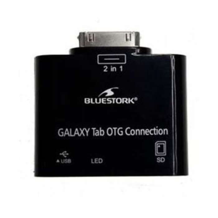 Bluestork BS-GAL-RDR/SD cambiador de género para cable Samsung 30-pin USB 2.0/SD Card Negro Bluestork BS-GAL-RDR/SD cambiador de género para cable Samsung 30-pin USB 2.0/SD Card Negro