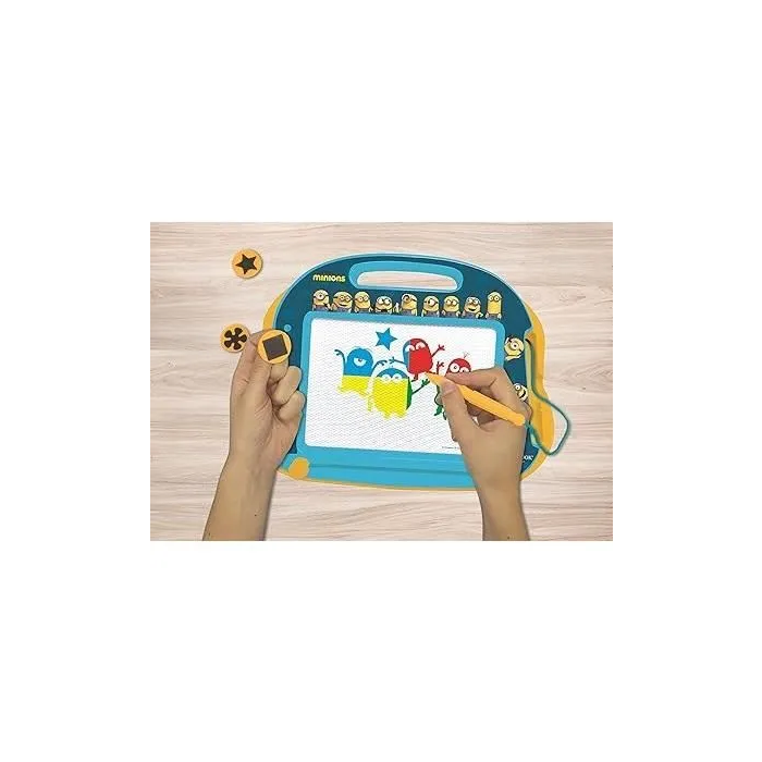 Lexibook Pizarra Mágica Minions LEX3380743082783 Formato A5 con Accesorios Magnéticos 2