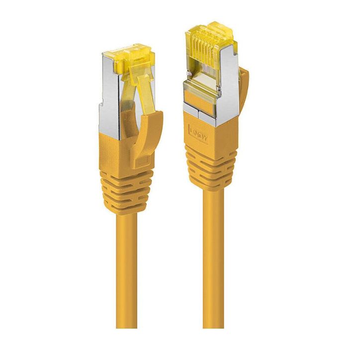 Lindy Cable de Red RJ45 S/FTP LSZH de 3m, Amarillo. Cat.7 Soporte 600MHz, 10GBase-T, Conectores Chapados en Oro, Diseño Snagless, LSZH Lindy Cable de Red RJ45 S/FTP LSZH de 3m, Amarillo. Cat.7 Soporte 600MHz, 10GBase-T, Conectores Chapados en Oro, Diseño Snagless, LSZH