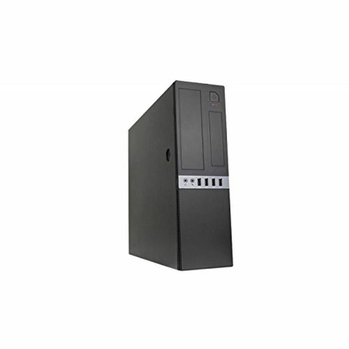 Coolbox Caja Ordenador Sobremesa MicroATX SLIM Negro - USB 3.0, USB 2.0, Audio HD, Ventilador 90mm 2