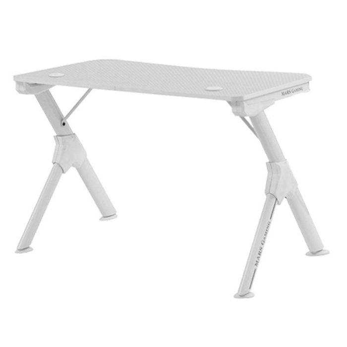 Mars Gaming Mesa MGD Gaming CARBON FIBER White - 110x60cm, Fibra de Carbono, Soporte para Cascos y Bebidas, Gestión de Cables, Modelo MGDW 1 Mars Gaming Mesa MGD Gaming CARBON FIBER White - 110x60cm, Fibra de Carbono, Soporte para Cascos y Bebidas, Gestión de Cables, Modelo MGDW 1