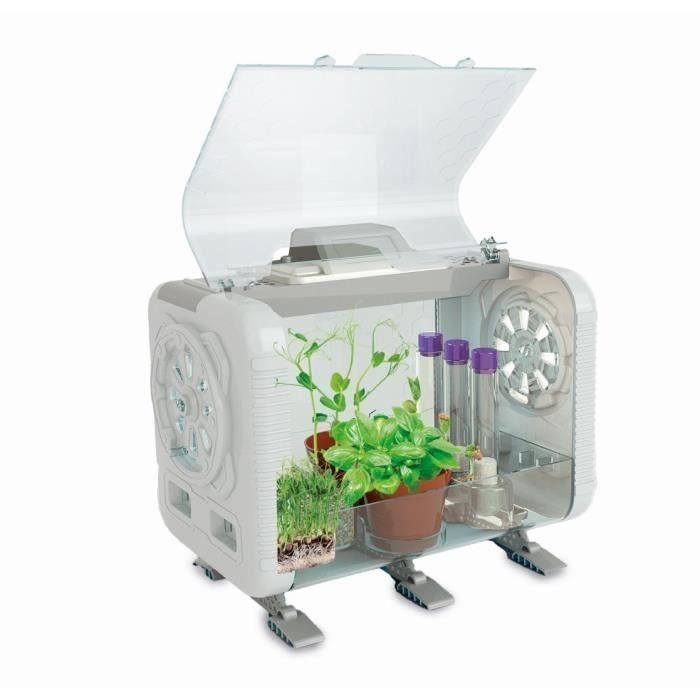 CLEMENTONI - Mi invernadero de alta tecnología - 3 formas de cultivar - Sensores para controlar la luz, la temperatura y la humedad - 1 CLEMENTONI - Mi invernadero de alta tecnología - 3 formas de cultivar - Sensores para controlar la luz, la temperatura y la humedad - 1