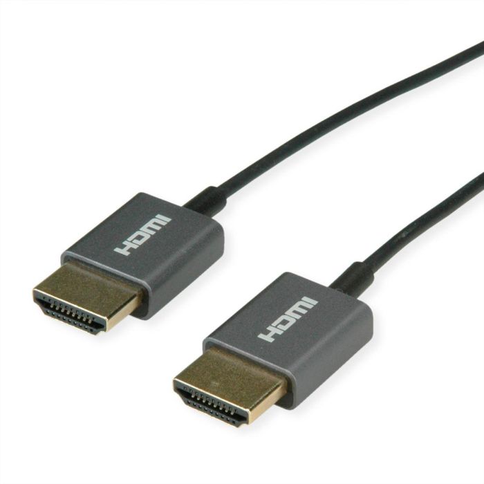 ROLINE 4K HDMI Ultra HD Kabel mit Ethernet, ST/ST, ultra-slim, koaxial, schwarz, 2 m 0 ROLINE 4K HDMI Ultra HD Kabel mit Ethernet, ST/ST, ultra-slim, koaxial, schwarz, 2 m 0