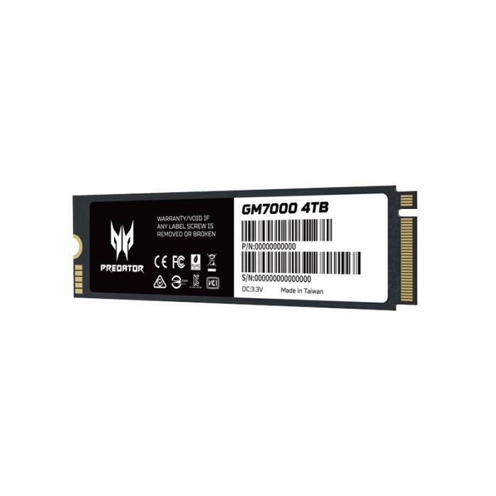 ACER Disco Duro Predator SSD GM7000 M.2 NVMe PCIe Gen 4*4 4TB