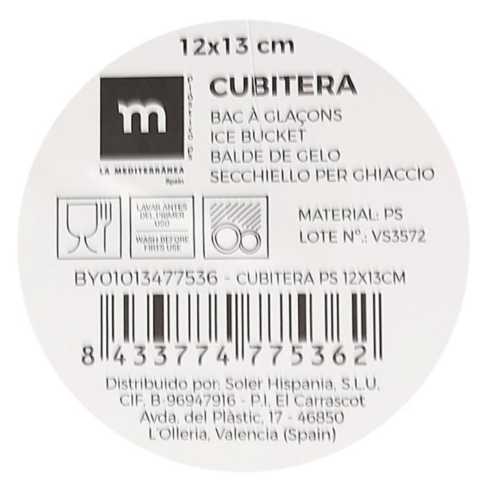 Cubitera La Mediterranea 12x13 cm (12 Unidades) 10 Cubitera La Mediterranea 12x13 cm (12 Unidades) 10