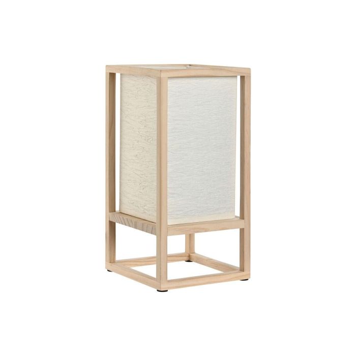 Lampara Sobremesa Urban DKD Home Decor Natural Blanco 12 x 25 x 12 cm