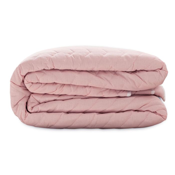 Colcha Reversible HappyFriday Basic Arista Gris Rosa claro 240 x 260 cm 3 Colcha Reversible HappyFriday Basic Arista Gris Rosa claro 240 x 260 cm 3