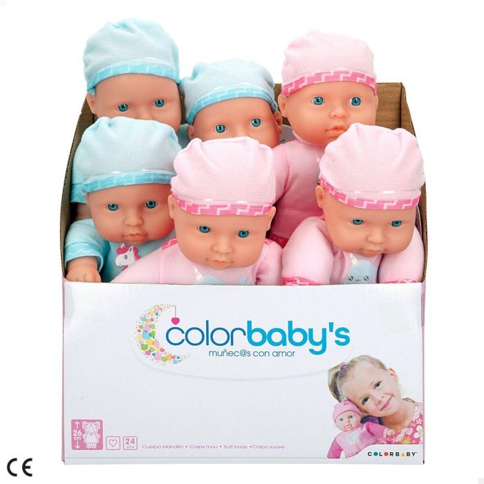 Muñeco Bebé Colorbaby 26 cm 22,2 x 25 x 7 cm 12 Unidades 1