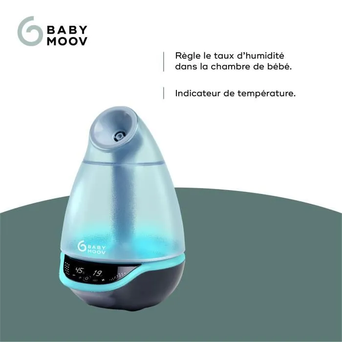 Babymoov Hygro Humidifier Humidificador Bebé Mixto Vapor Frío Luz Nocturna Multicolor 7 Colores 2