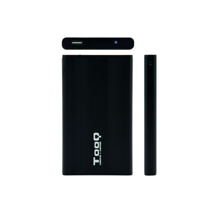 Tooq TQE-2510B Caja Externa para Disco Duro de 2.5" USB 2.0 Negro Aluminio 3 Tooq TQE-2510B Caja Externa para Disco Duro de 2.5" USB 2.0 Negro Aluminio 3