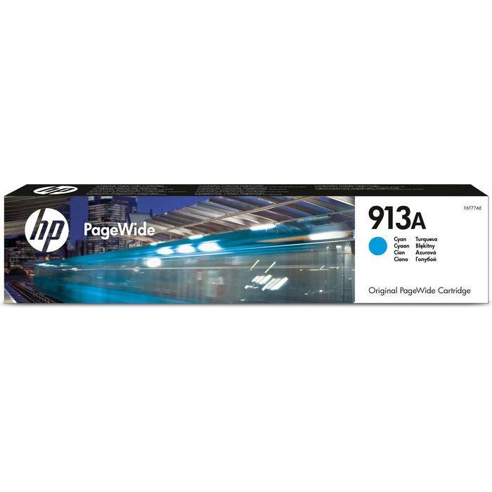 HP Tinta Cian Pagewide 352Dw-377Dw-477Dw Mfp - Nº 913A 0 HP Tinta Cian Pagewide 352Dw-377Dw-477Dw Mfp - Nº 913A 0