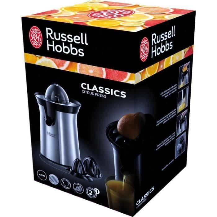 Russell Hobbs Exprimidor Classics 22760-56 - 60W, 2 conos intercambiables, extracción máxima de zumo 4 Russell Hobbs Exprimidor Classics 22760-56 - 60W, 2 conos intercambiables, extracción máxima de zumo 4