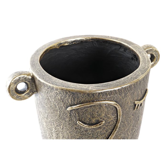 DKD Home Decor Jarron Moderno Dorado Magnesia 33 x 23 x 25.5 cm 2