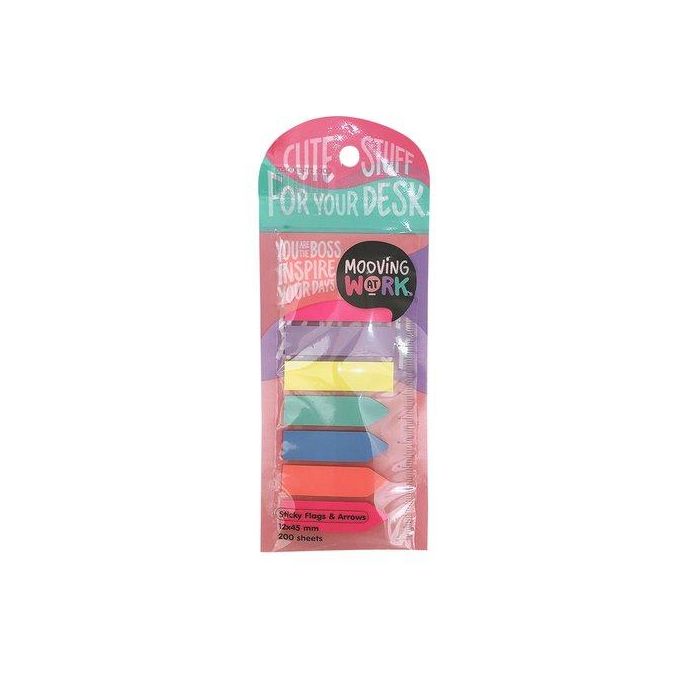 Banderitas Adhesivas Mooving 12X45Mm Colores Blister De 8