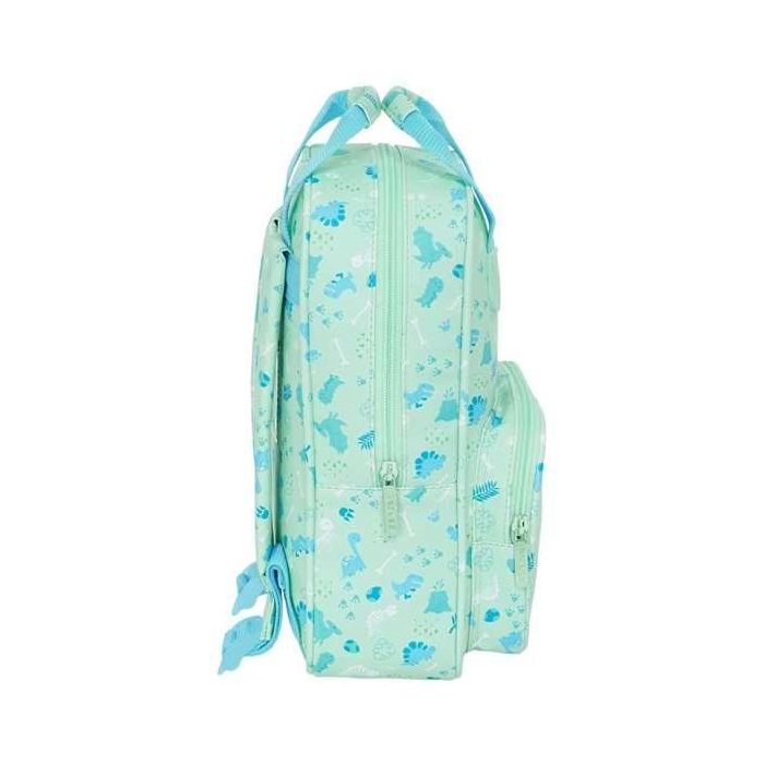 Mochila Infantil Safta Dino Verde 20 x 28 x 8 cm 2