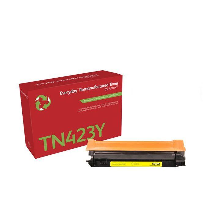 Xerox TN423Y Toner Amarillo Remanufacturado compatible Brother, Alta Capacidad, para impresoras Brother
