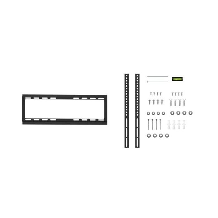 Ewent EW1502 Soporte Pared TV Ultra Delgado para Pantallas de 32 a 55 Pulgadas, Perfil 19.5mm, VESA 400x400, Carga 35kg 2