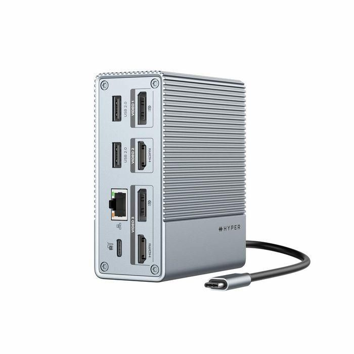 Hyper USB, HDMI, Ethernet, DP, 3.5 mm, 106.7 x 89 x 42.9mm, 480.8 g 1