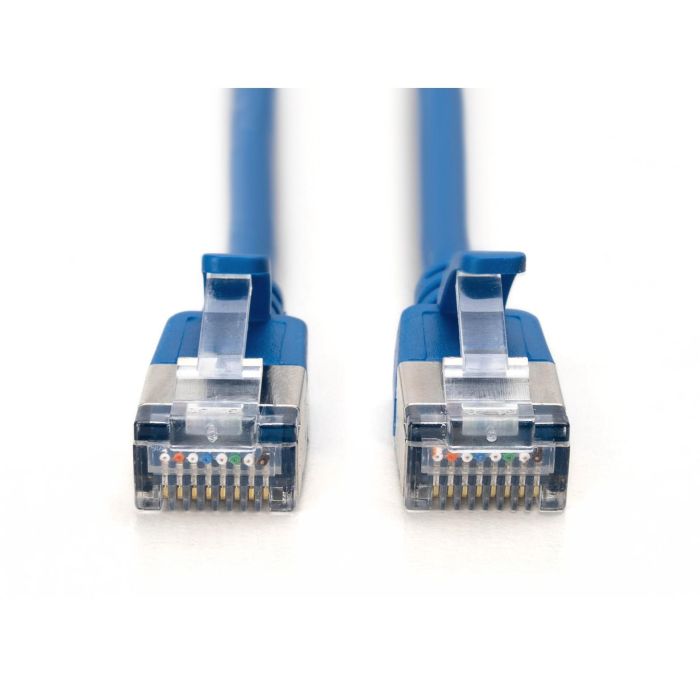 DIGITUS Patchkabel CAT 6A F/FTP Slim 0.50m blau 3 DIGITUS Patchkabel CAT 6A F/FTP Slim 0.50m blau 3