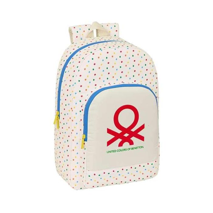 Mochila Escolar Benetton Topitos (30 x 46 x 14 cm)