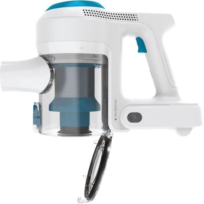 CANDY Viva CVIVA02E - Aspirador inalámbrico multifunción - 22 V - Autonomía de batería 30 min - Azul / Blanco 4 CANDY Viva CVIVA02E - Aspirador inalámbrico multifunción - 22 V - Autonomía de batería 30 min - Azul / Blanco 4