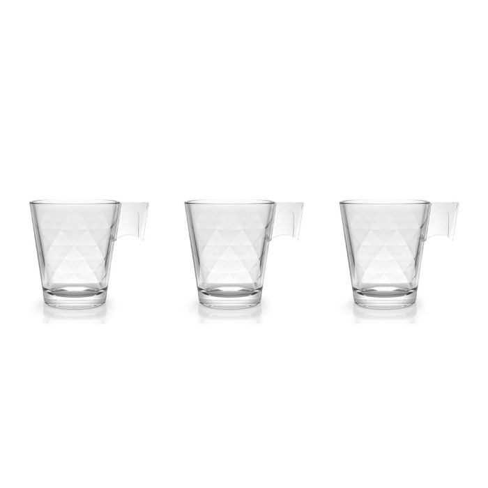 La Mediterranea Set de 3 Tazas de Café 8 Cl Napoli Diamond (24 Cajas) 2 La Mediterranea Set de 3 Tazas de Café 8 Cl Napoli Diamond (24 Cajas) 2