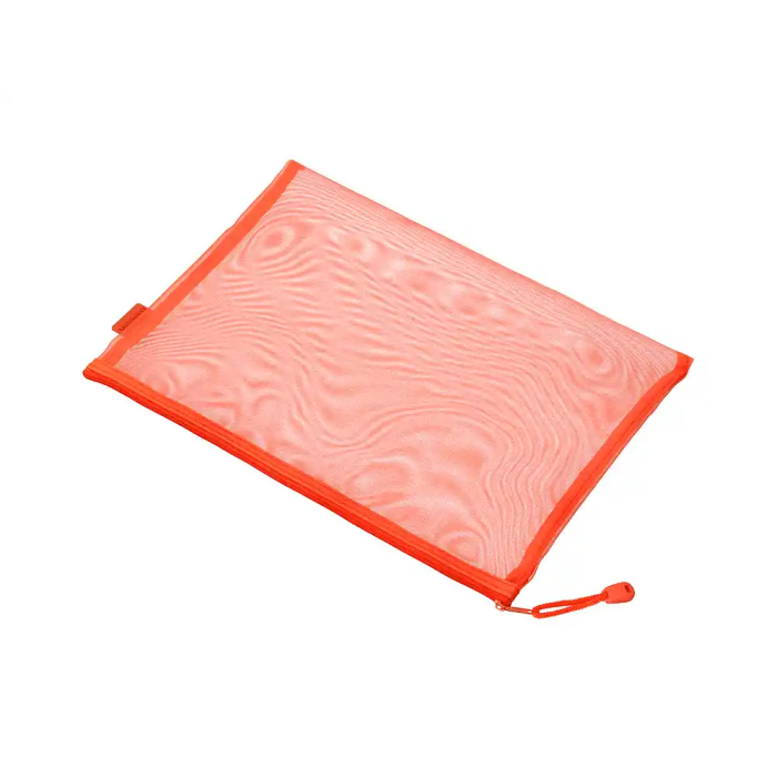 Liderpapel Bolsa Zipper Bag Multiusos Poliéster Transpirable DIN A5 Naranja 3