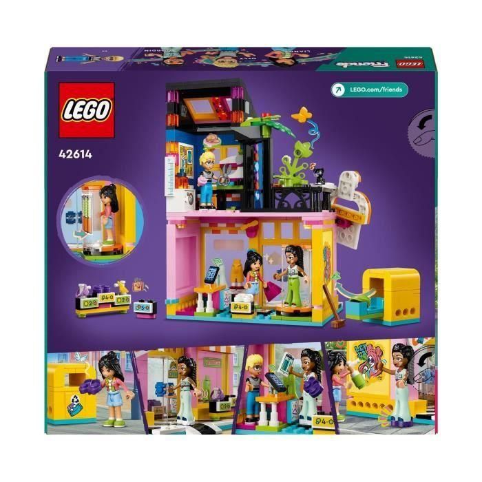 LEGO 42614 Friends Tienda de Ropa Vintage, Modelo con Minimuñecas Olly, Liann y Jordin y una Figura de Gato 5 LEGO 42614 Friends Tienda de Ropa Vintage, Modelo con Minimuñecas Olly, Liann y Jordin y una Figura de Gato 5